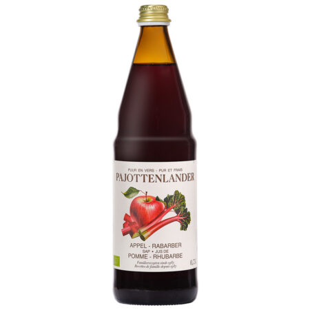 PAJOTTENLANDER | Jus de Pomme-Rhubarbe | BIO | 6 x 75 cl