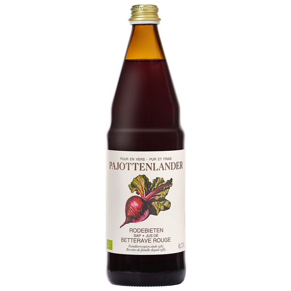 PAJOTTENLANDER | Jus de Betterave Rouge | BIO | 6 x 75 cl