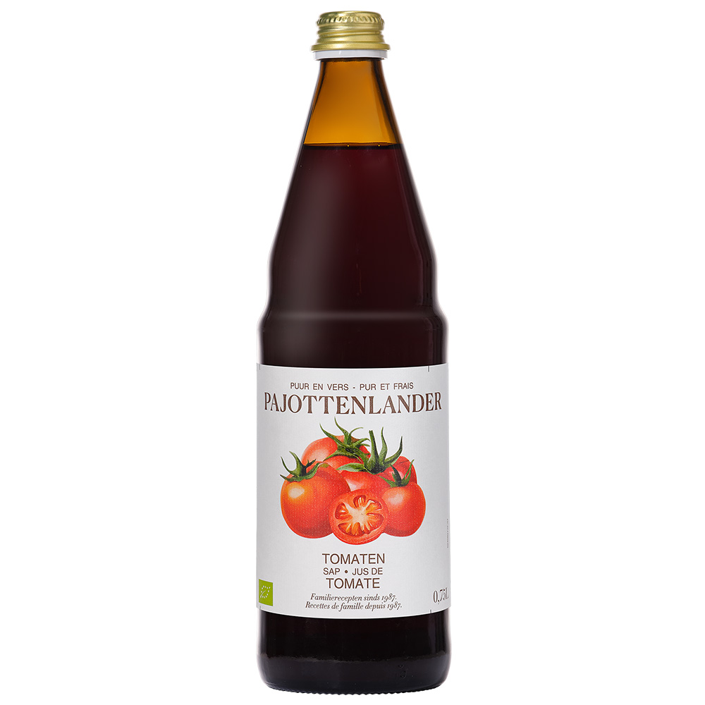 PAJOTTENLANDER | Jus de Tomate | BIO | 6 x 75 cl