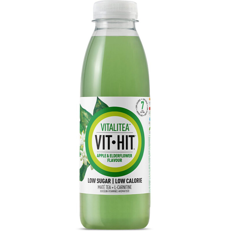 VIT-HIT | Vitalitea | Pomme & Fleur de Sureau | 12 x 50 cl | Pet