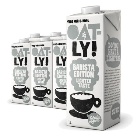 OATLY! | Barista Edition | Lait d’Avoine Lighter Taste | 6 x 1 l | Tetra
