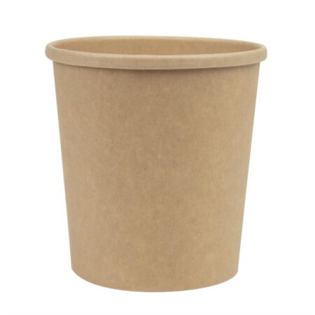 Pots à Soupe Kraft Colpac | Micro-ondables | Recyclables | 450 ml | 500 pièces
