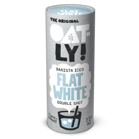 OATLY! | Barista Iced Flat White | 12 x 235 ml | Canette