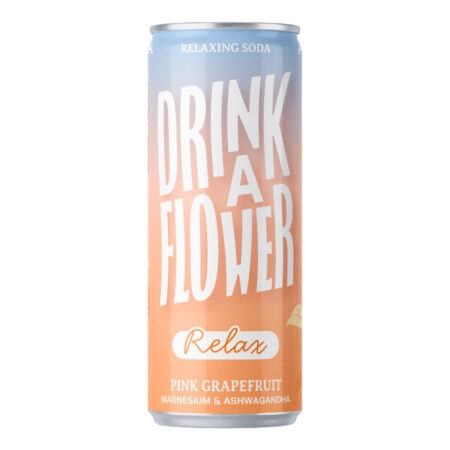 DRINK A FLOWER Relax | Pink Grapefruit | BIO | 12 x 25 cl | Canette