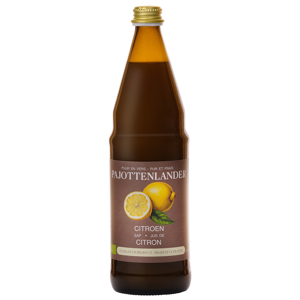 PAJOTTENLANDER | Jus de Citron Pur | BIO | 1 x 75 cl