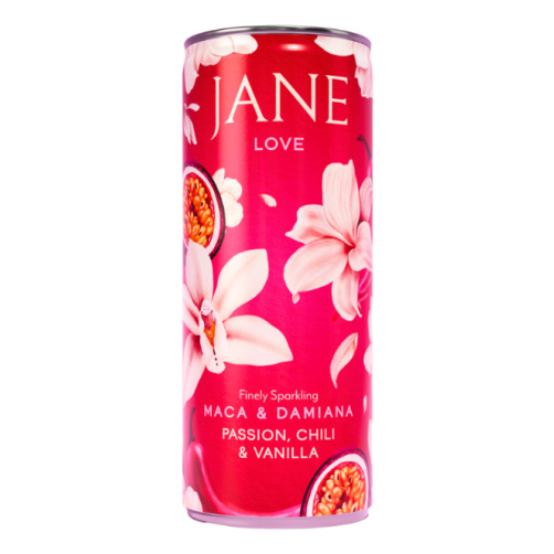 JANE | Love | Passion Chill & Vanilla | 24 x 25 cl | Canettes