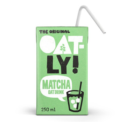OATLY! | Matcha Oat Drink | 12 x 250 ml | Tetra