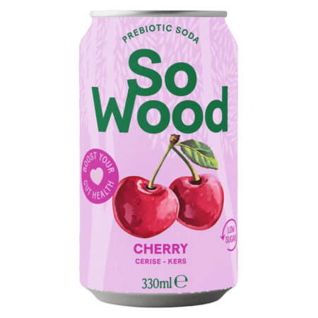 SO WOOD | Soda | Wilde Kers | 12 x 33 cl | Blik